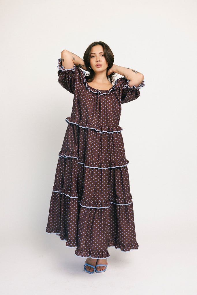 daymaker dress // cocoa pop *zoco exclusive*