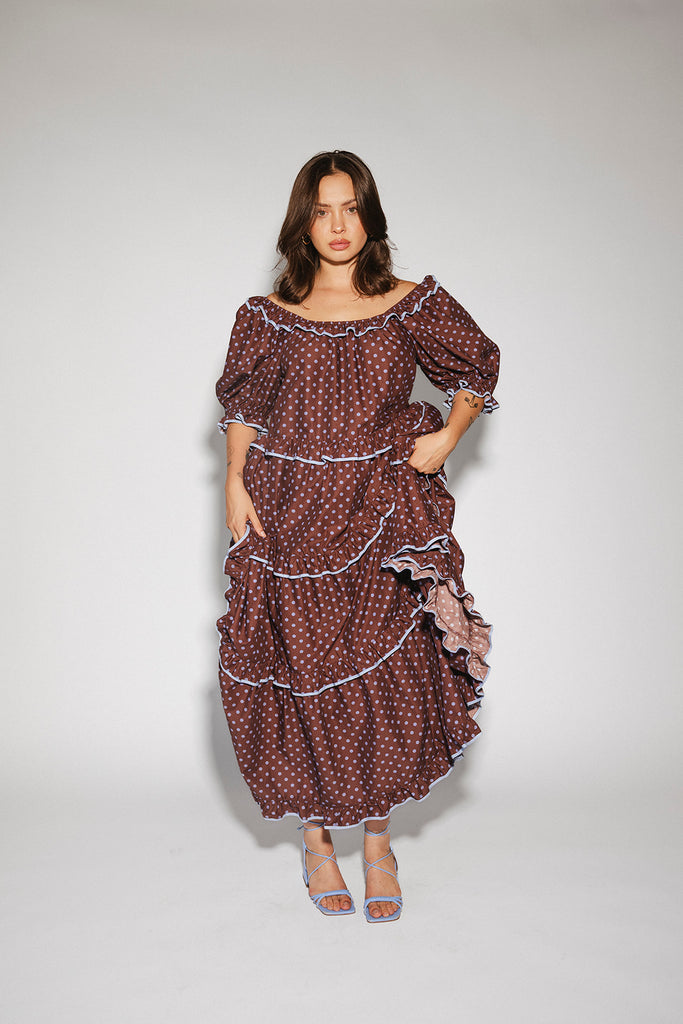 daymaker dress // cocoa pop *zoco exclusive*