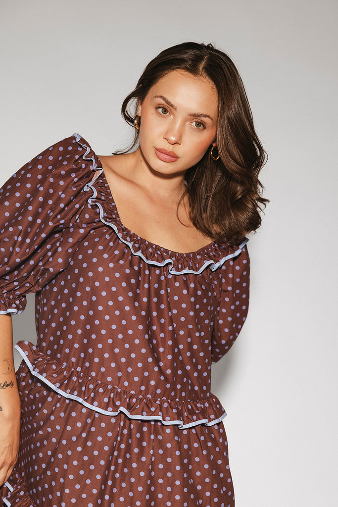 daymaker dress // cocoa pop *zoco exclusive*