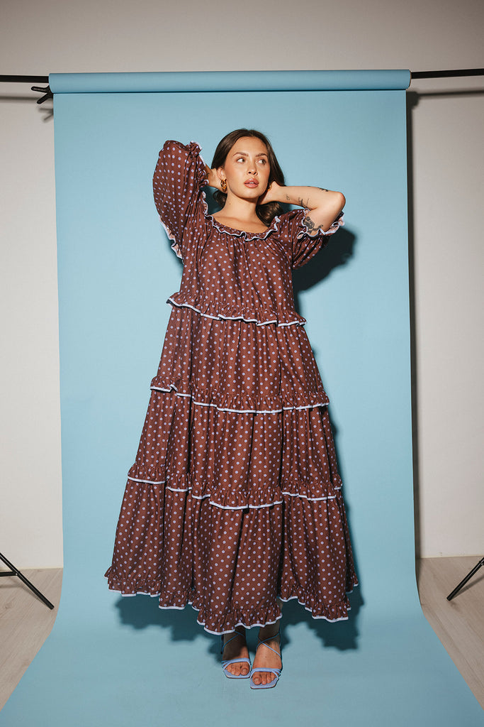 daymaker dress // cocoa pop *zoco exclusive*