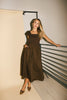 afterglow midi dress // chocolate *zoco exclusive*