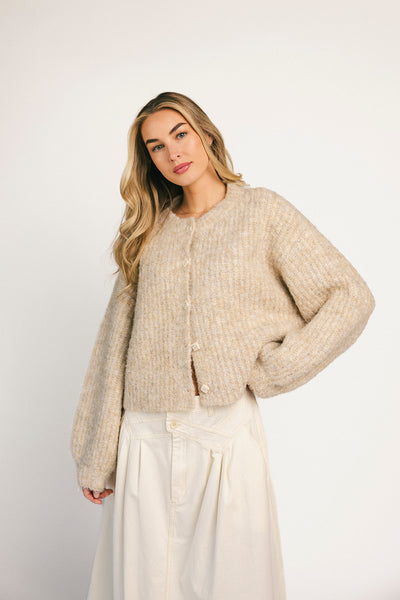 quincy cardigan // oat *zoco exclusive*
