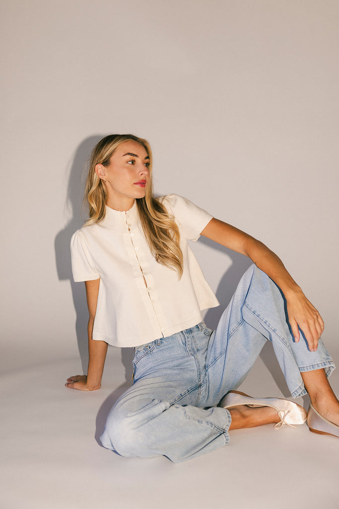 uptown button top