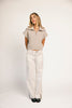 noni zip sweater top