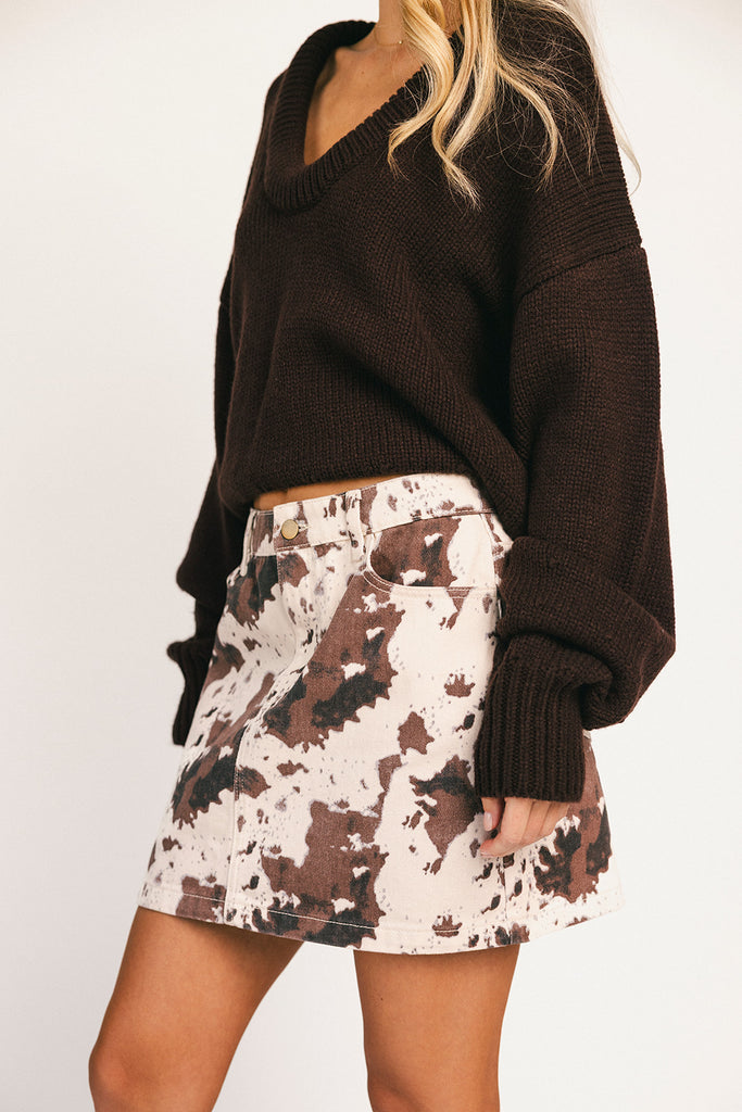 holy cow mini skirt
