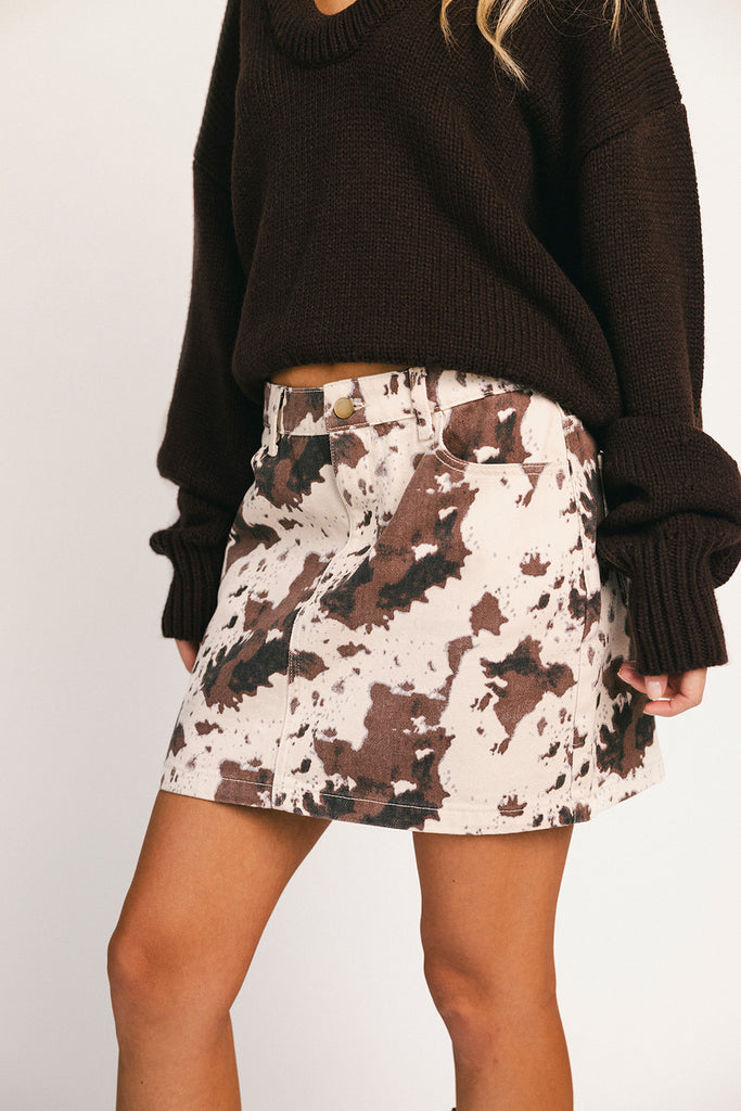 holy cow mini skirt