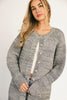 to the moon cardigan // grey *zoco exclusive*