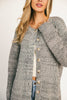 to the moon cardigan // grey *zoco exclusive*