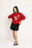 duck sweater // red