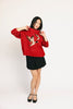 duck sweater // red