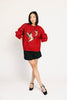 duck sweater // red
