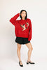 duck sweater // red