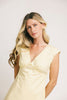i got you babe midi dress // butter yellow *zoco exclusive*