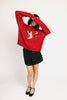 duck sweater // red