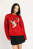 duck sweater // red