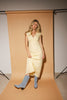 i got you babe midi dress // butter yellow *zoco exclusive*