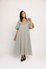 good luck puff sleeve dress // blue stripes *zoco exclusive*