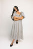 good luck puff sleeve dress // blue stripes *zoco exclusive*