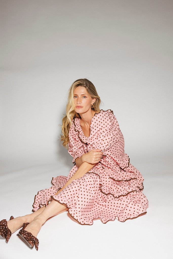 daymaker dress // pink dot *zoco exclusive*