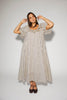 good luck puff sleeve dress // blue stripes *zoco exclusive*