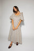 good luck puff sleeve dress // blue stripes *zoco exclusive*