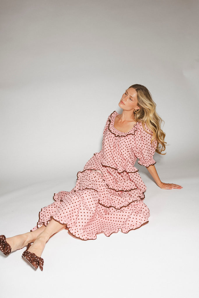 daymaker dress // pink dot *zoco exclusive*