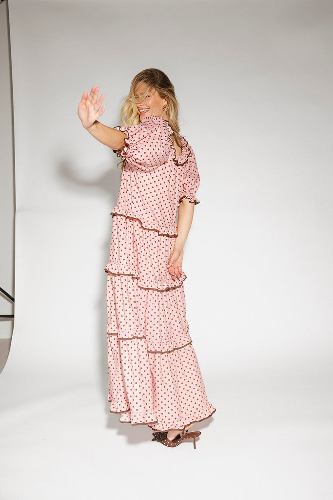 daymaker dress // pink dot *zoco exclusive*