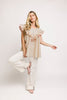 blondie ruffle top // polka dot *zoco exclusive*
