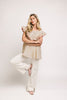 blondie ruffle top // polka dot *zoco exclusive*