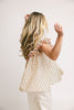 blondie ruffle top // polka dot *zoco exclusive*