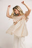 blondie ruffle top // polka dot *zoco exclusive*