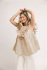 blondie ruffle top // polka dot *zoco exclusive*