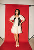 short daymaker dress // cream + bows *zoco exclusive*