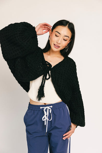 chelsea cardigan // black