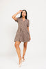 nyc mini dress // brown