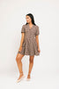nyc mini dress // brown