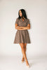 nyc mini dress // brown