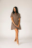 nyc mini dress // brown