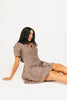 nyc mini dress // brown