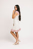 hadley mini dress + scarf // pink polka dot *zoco exclusive*