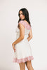 hadley mini dress + scarf // pink polka dot *zoco exclusive*