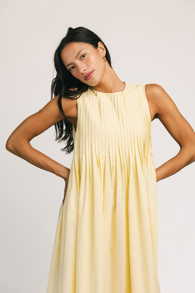 heidi dress // butter yellow *zoco exclusive*