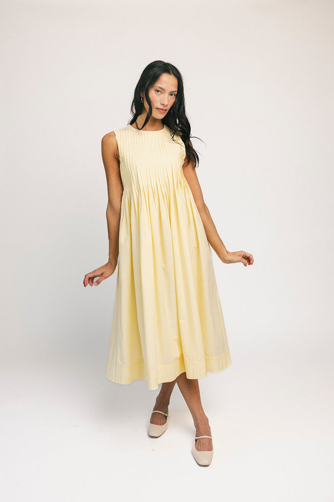 heidi dress // butter yellow *zoco exclusive*