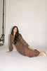 sweet nothings maxi dress // brown
