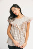 blondie ruffle top // polka dot *zoco exclusive*