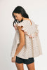 blondie ruffle top // polka dot *zoco exclusive*