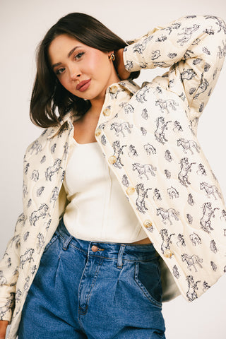 lola checkered cardigan