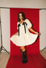 short daymaker dress // cream + bows *zoco exclusive*
