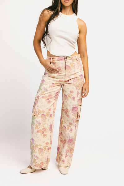 rilo floral cargo pants