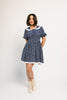 my girl button mini dress